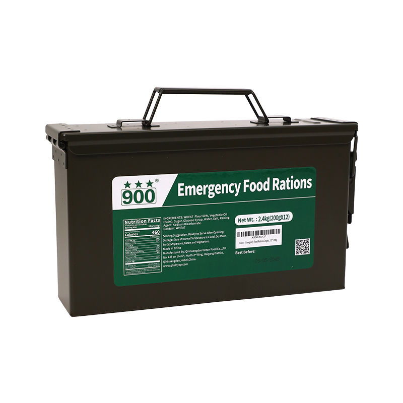 Emergency Food Supply - Original Flavor Hardtack, Mre Meals 2025, 9 Days Emergency Meals Survival Foods Bars, for Disaster Preparedness, Ammo Box Pack, 20 Years Shelf Life