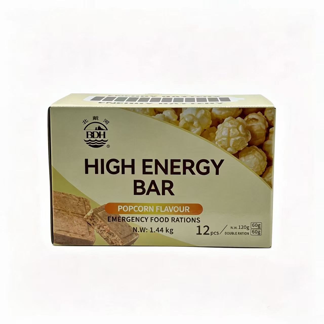 BDH New 120g Popcorn Flavor High Energy Bar/emergency Food Ration /compressed Biscuits