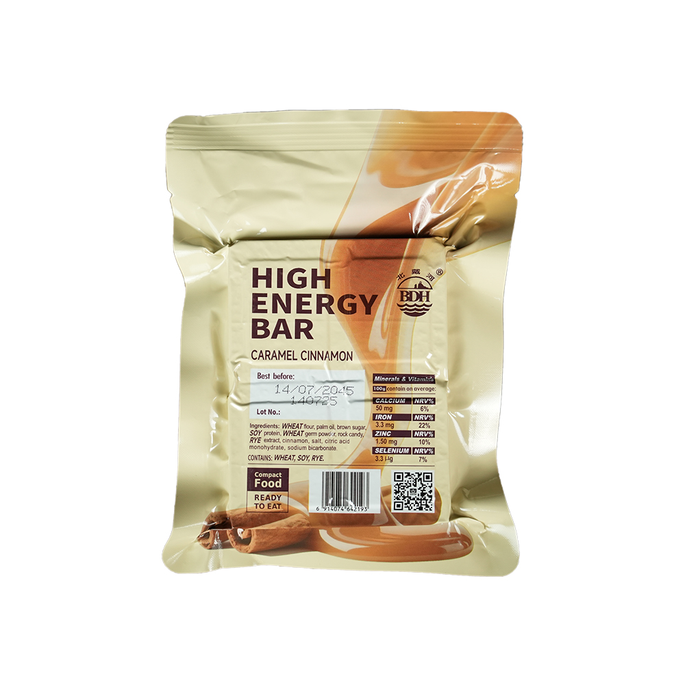 BDH 120g Caramel Cinnamon Flavor High Energy Bar