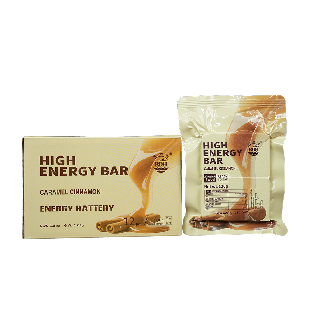 BDH 120g Caramel Cinnamon Flavor High Energy Bar