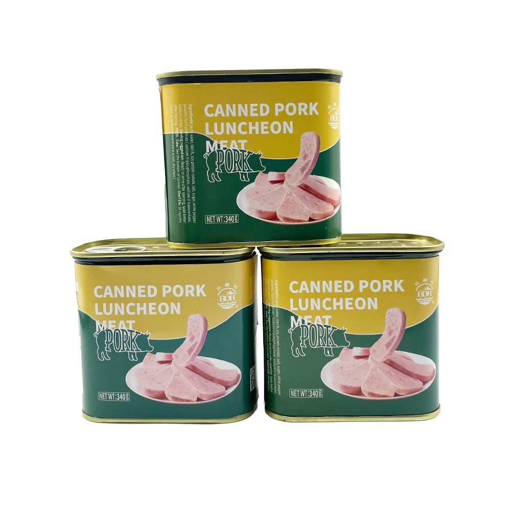 BDH Wholesale Products 340g Ready To Eat PORK Luncheon Meat Canned Pork