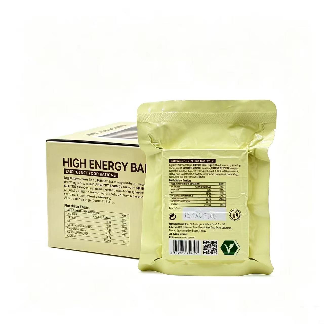 BDH New 120g Popcorn Flavor High Energy Bar/emergency Food Ration /compressed Biscuits